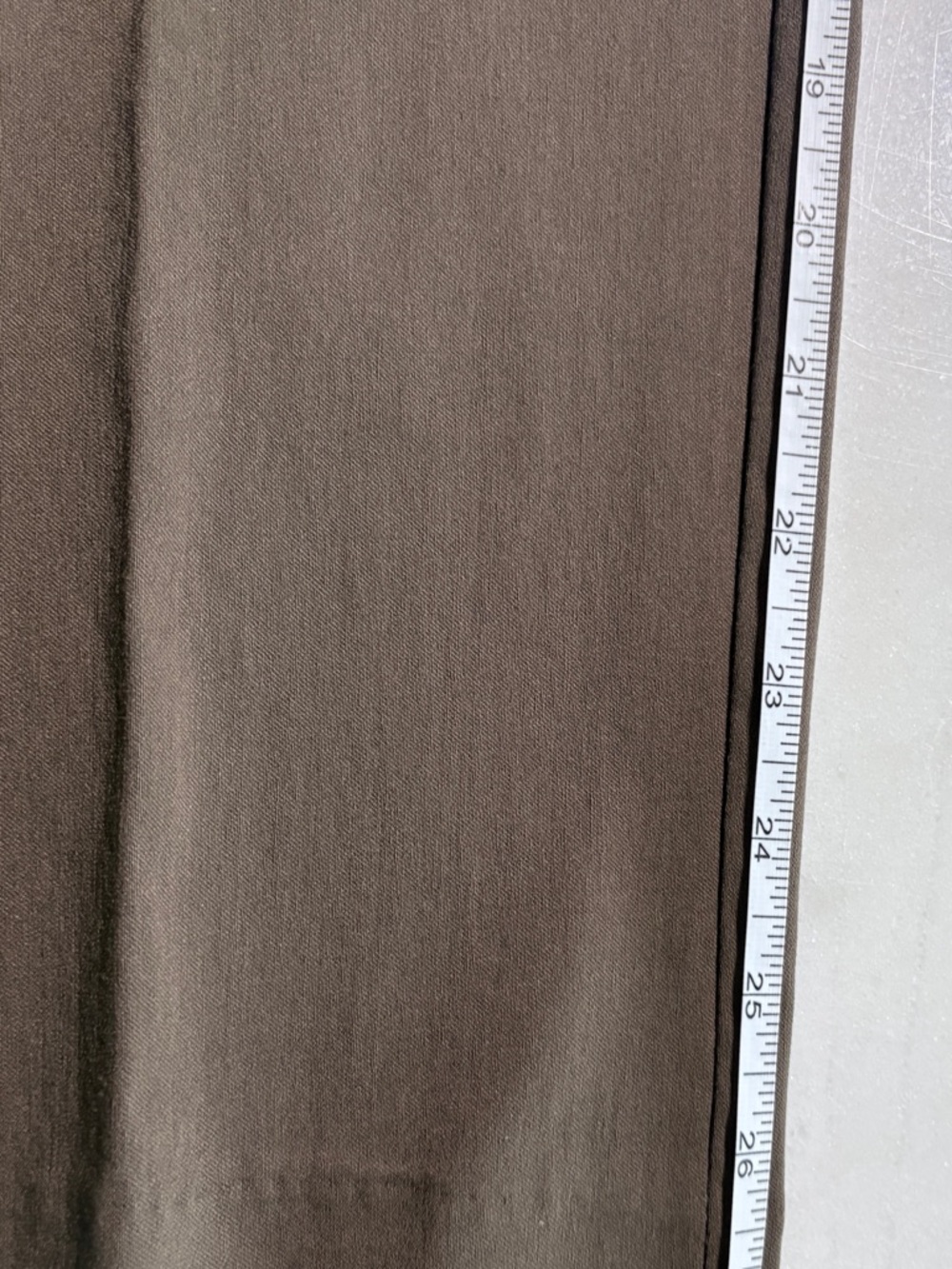 89th & Madison Straight Leg Pants Comfort Waist Stretch Color: Mocha Size 14P - Picture 6 of 6